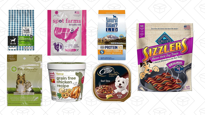 Dog Food and Treats Sample Box, $12 with $12 credit